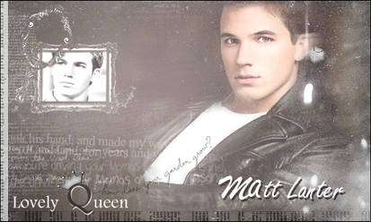 Matt lanter new sig