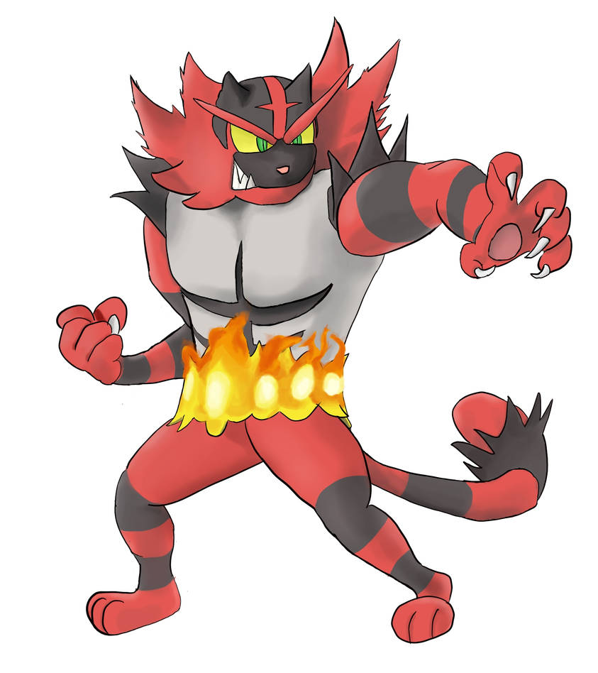Incineroar by MagnusBullseye on DeviantArt