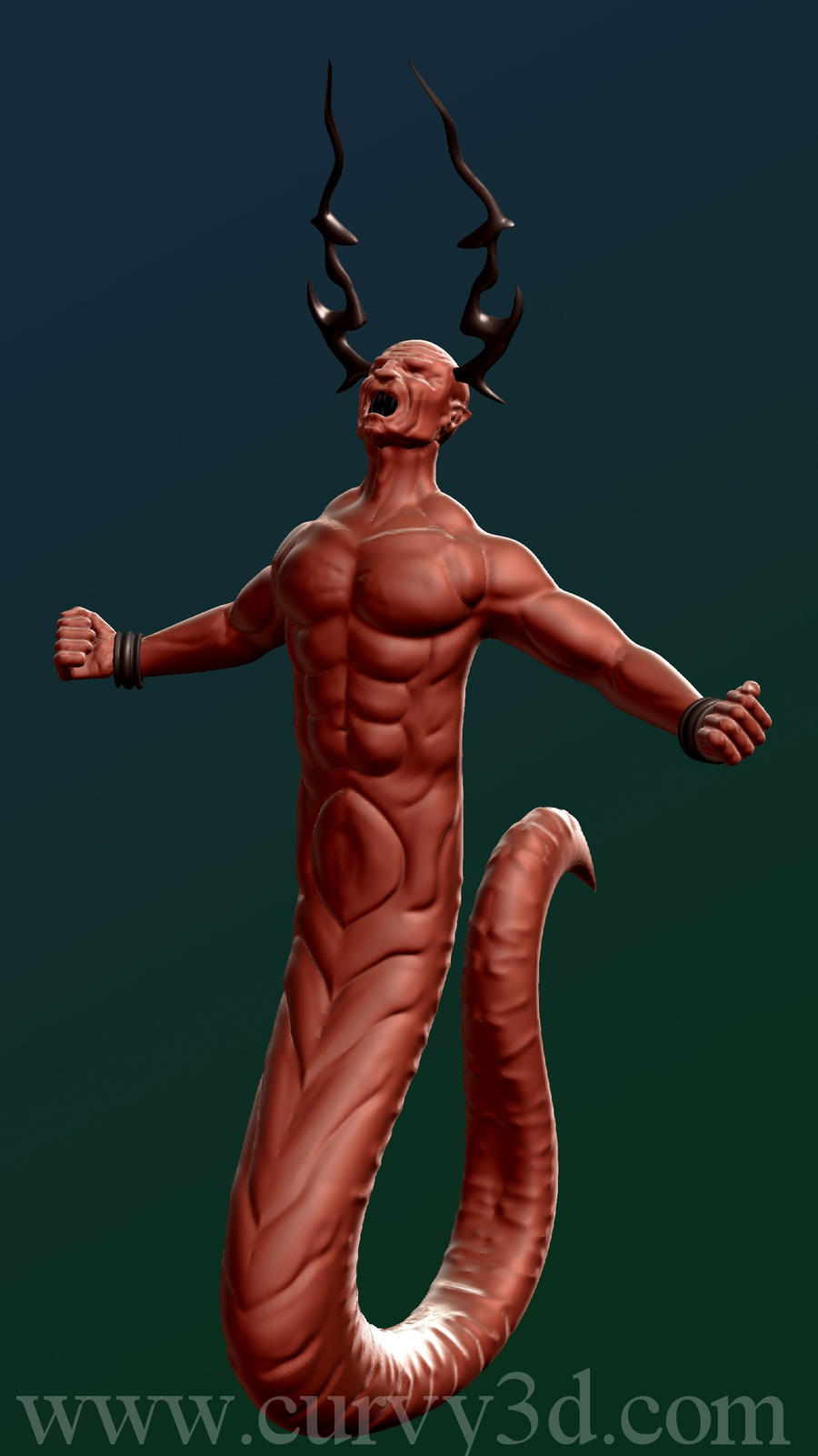 Snake Demon by Curvy3D