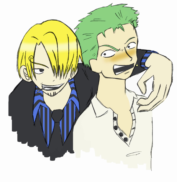 Sanji and Zoro XD