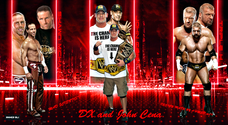 John Cena , Triple H , Shawn Micheals HD Wallpaper by FunkyAli on DeviantArt