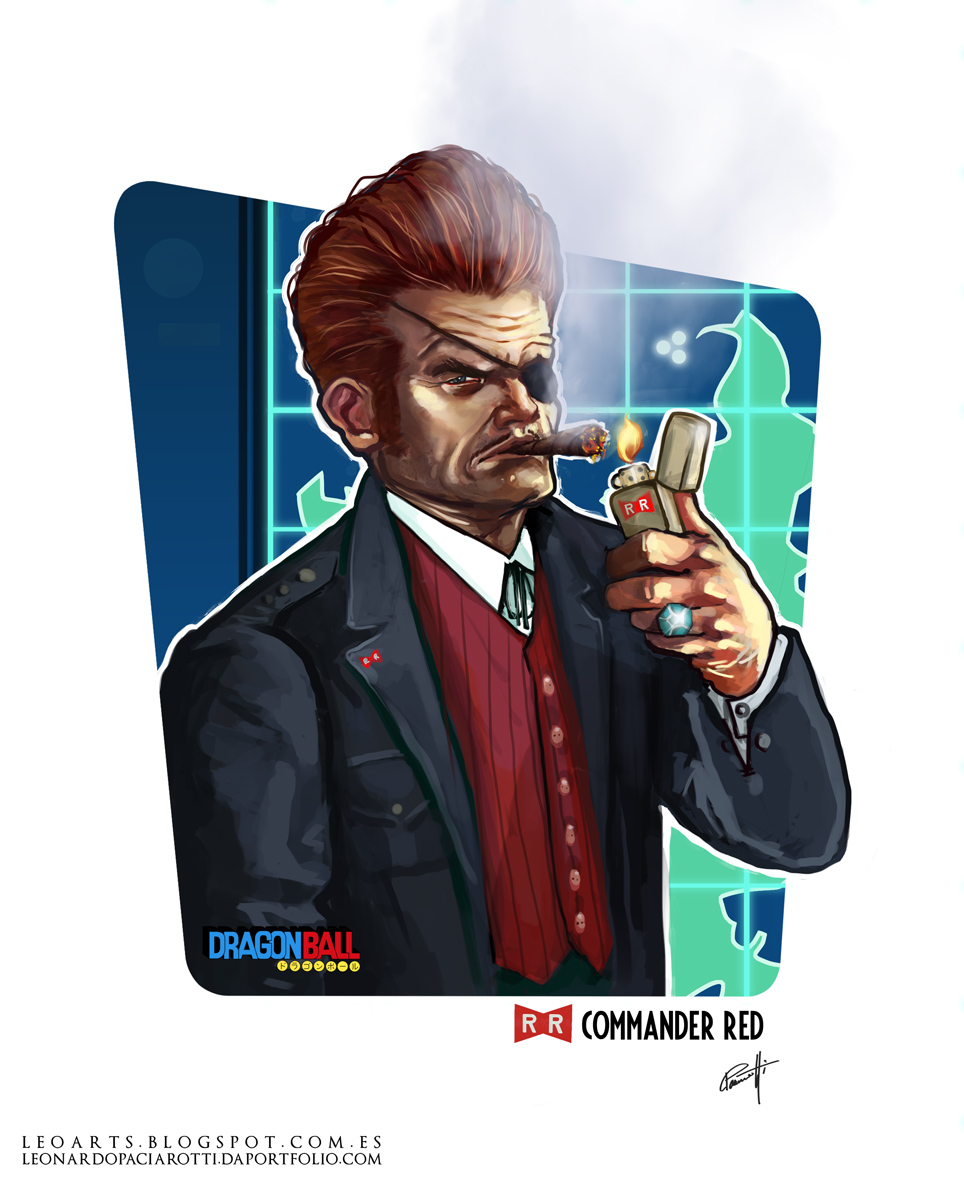 Commander (dwarf) Red. Dragon Ball. fanArt by le0arts on DeviantArt