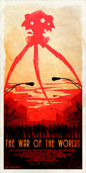 Movie Poster The War of the Worlds (animated GIF)