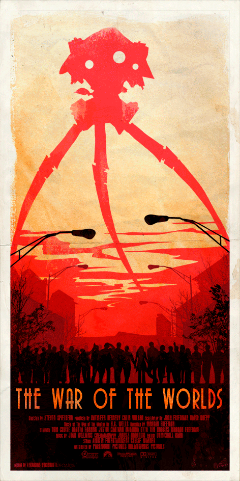 Movie Poster The War of the Worlds (animated GIF) by le0arts on DeviantArt