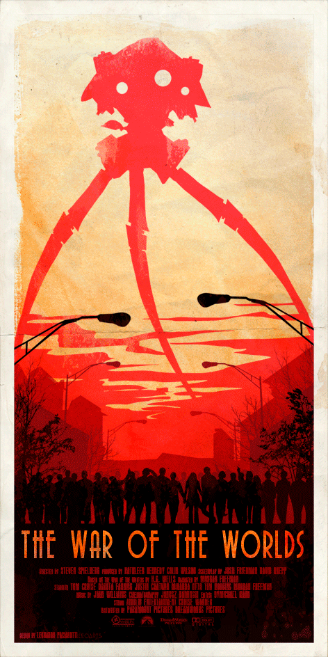 Movie Poster The War of the Worlds (animated GIF) by le0arts on DeviantArt Movie Poster The War of the Worlds (animated GIF) by le0arts on DeviantArt