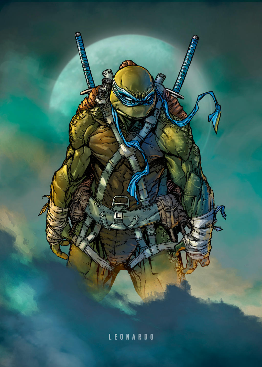 TMNT LEONARDO (colors)