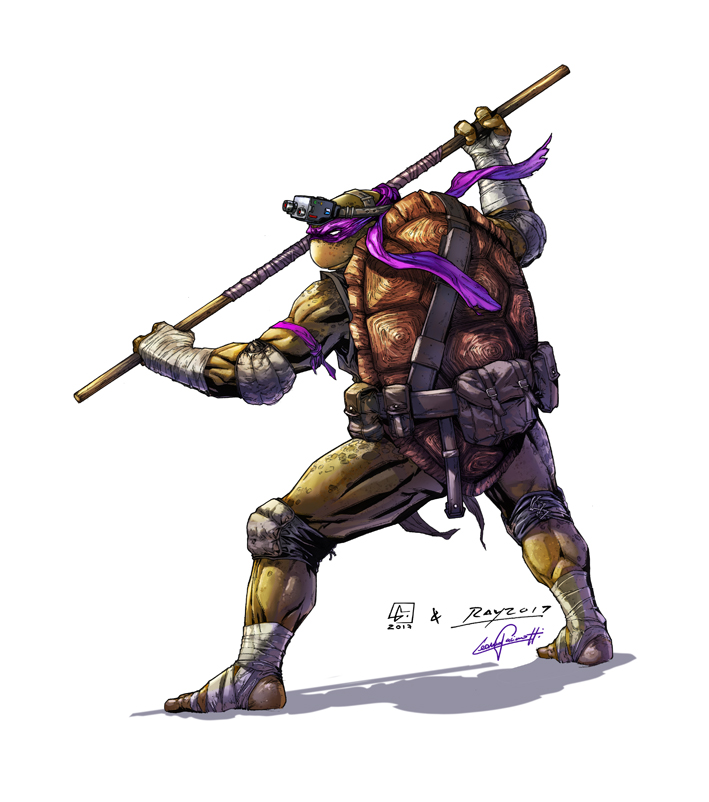 Donatello TMNT Color by le0arts
