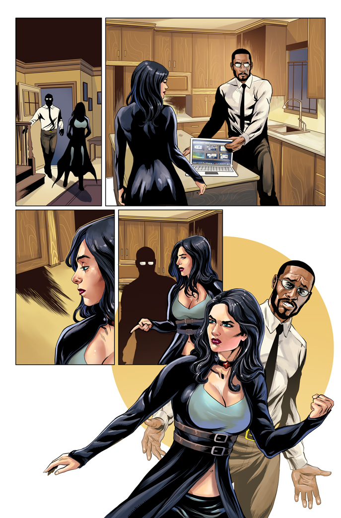 Van Helsing vs. Robyn Hood #2 Zenescope COLOR by le0arts