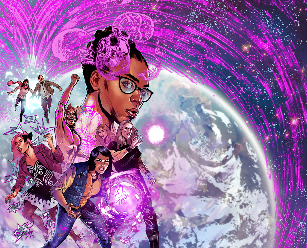 Humanoids new universe H1 NYCC 2018 panel (colors) by le0arts
