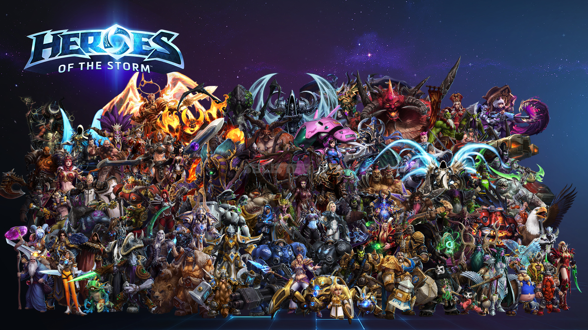 Heroes of The Storm - Heroes Wallpaper 1920x1080 by DarxoTV on DeviantArt