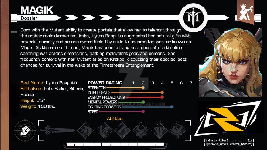 Marvel Rivals Signatures Magik Magik Marvel Rivals Trading Card by Sinistha on DeviantArt