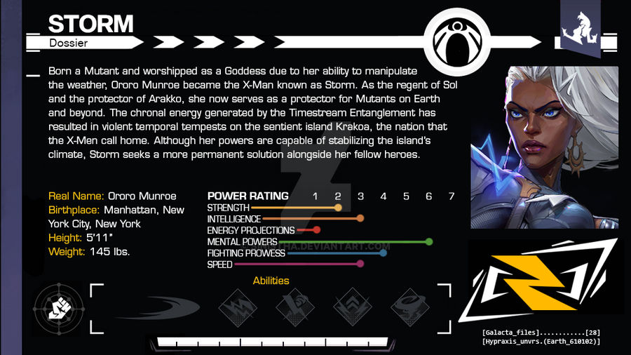 Storm Sign Marvel Rivals Storm Marvel Rivals Trading Card by Sinistha on DeviantArt