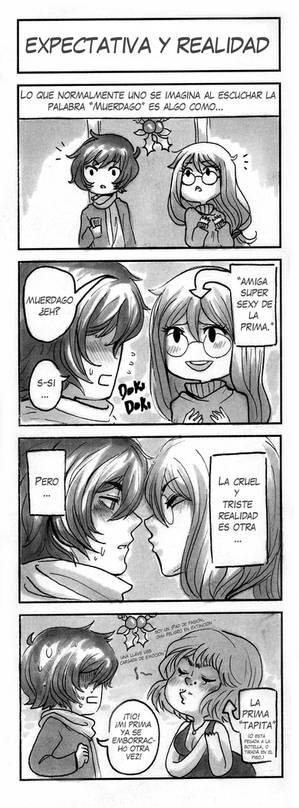 Expectativa y realidad - 4KOMA Navidad