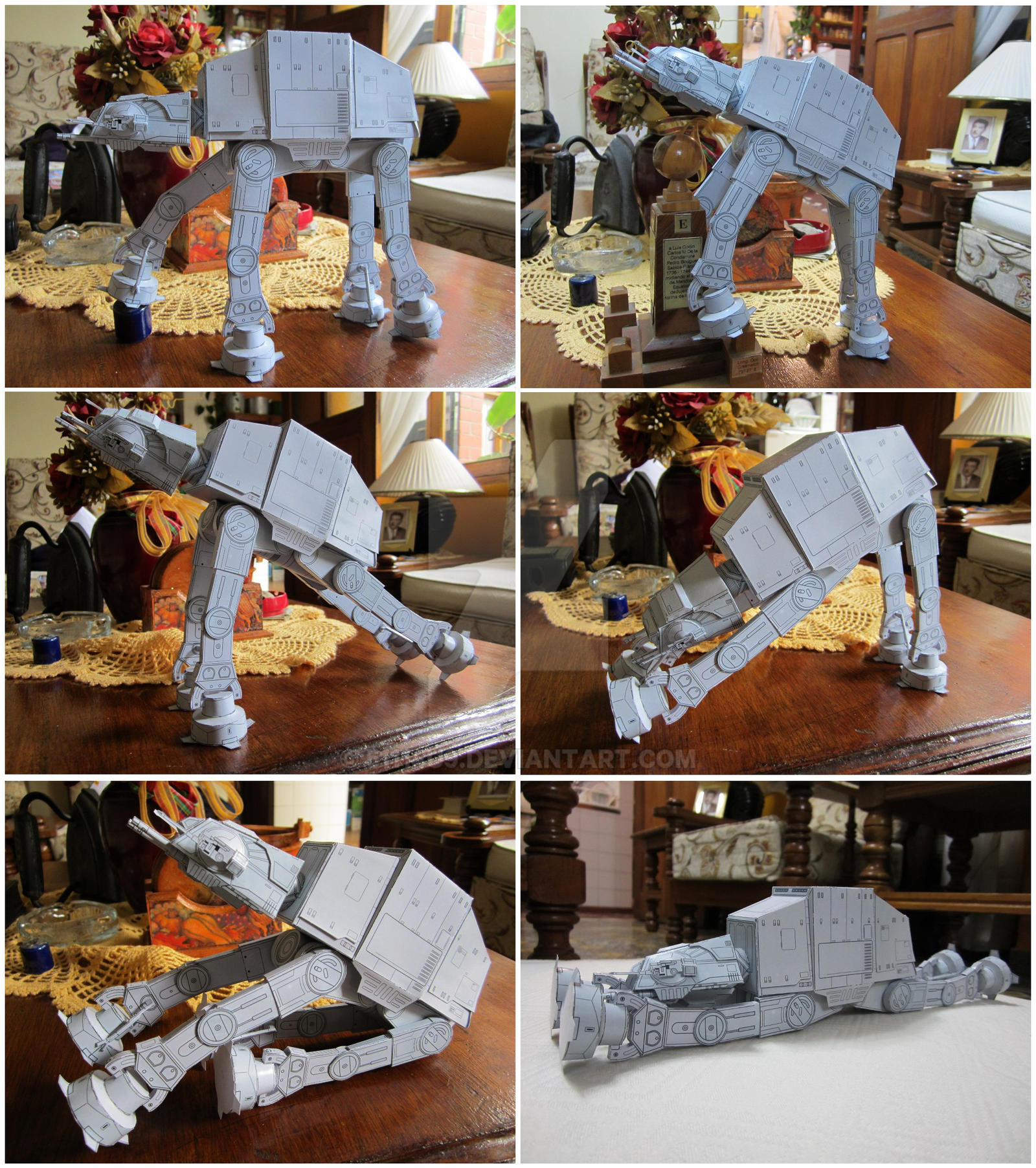 Papercraft Rt PaperCraft: Star Wars AT-AT by 51114u9 on DeviantArt