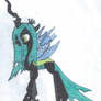 Queen Chrysalis and my OC