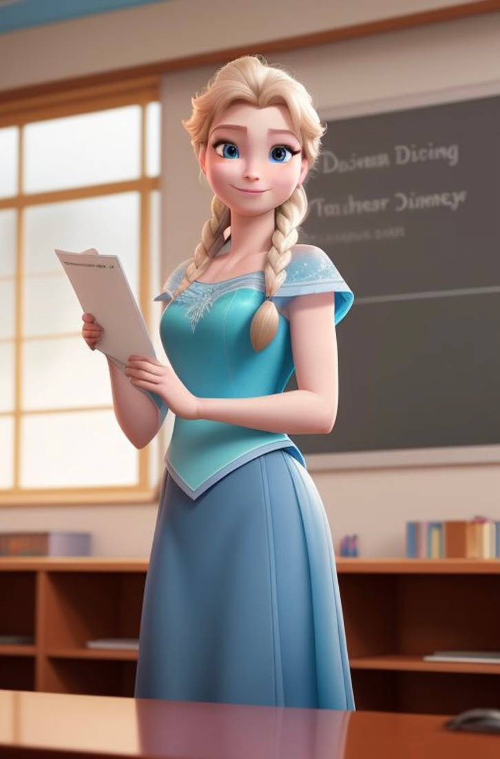 Elsa Lessons Elsa the schoolteacher by LaurieBecka on DeviantArt