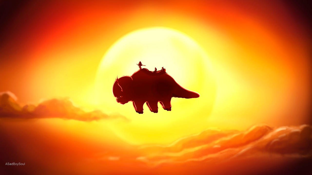 Appa Flying Backround Appa flying by ASadBoySoul on DeviantArt