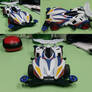 Custom design Lightning Magnum Tamiya Mini 4WD car