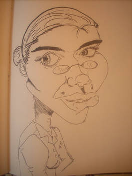 caricature woman 1