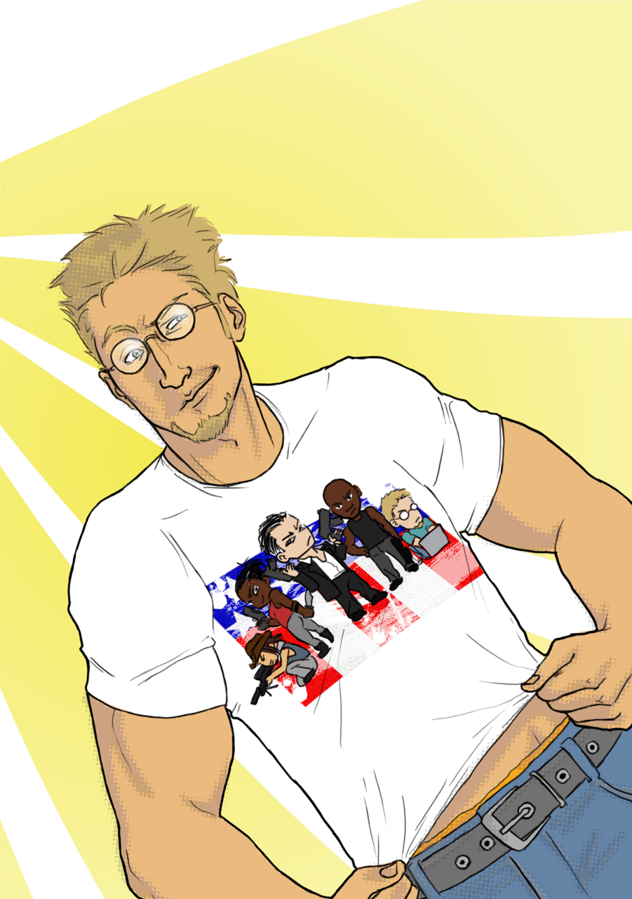 Jensen has weird t-shirts