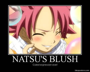 Natsu's cutest blush