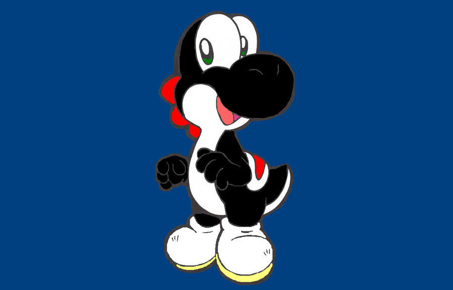 Black Yoshi by K3RI1 on DeviantArt