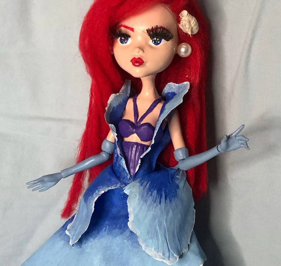 Custom Mini Computer Mermaid Custom Little Mermaid Doll by AndyDeGuzman36 on DeviantArt