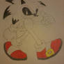 Ghost Hero as Sonic the Hedgehog