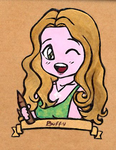 Buffy, SD, keychain