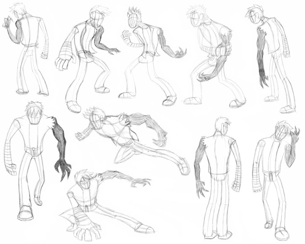 Eli rough poses by KaysoCat on DeviantArt