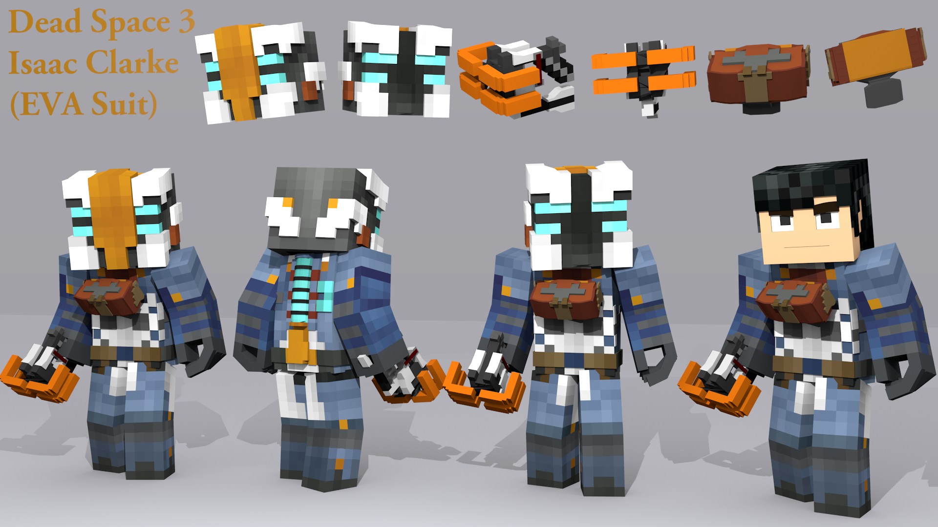 Dead Space 3 EVA Suit (Carver) Minecraft Skin