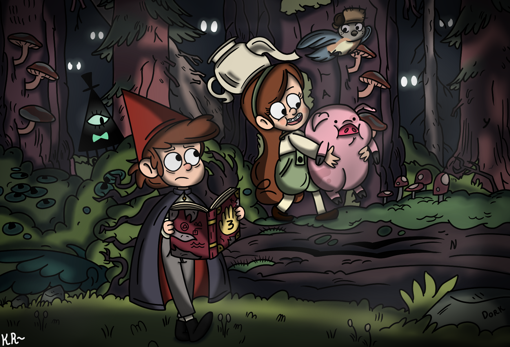 Over The Gravity Falls Crossover By Kristian08 Captain On DeviantArt.