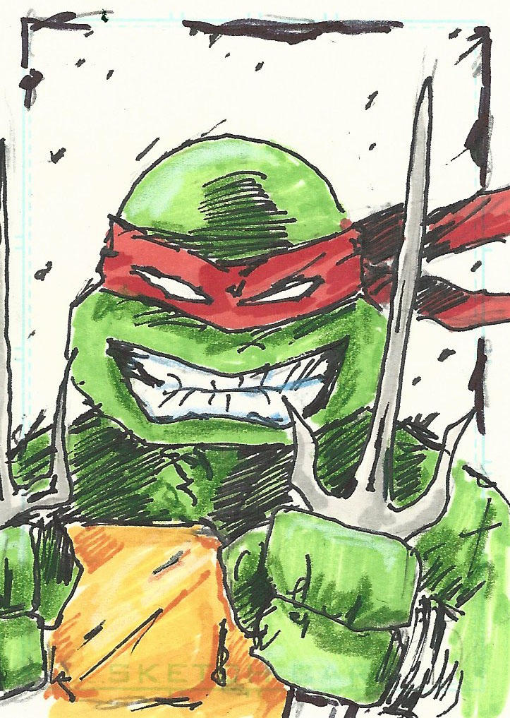 TMNT Raph Sketch Card by Graymalkin2112 on DeviantArt