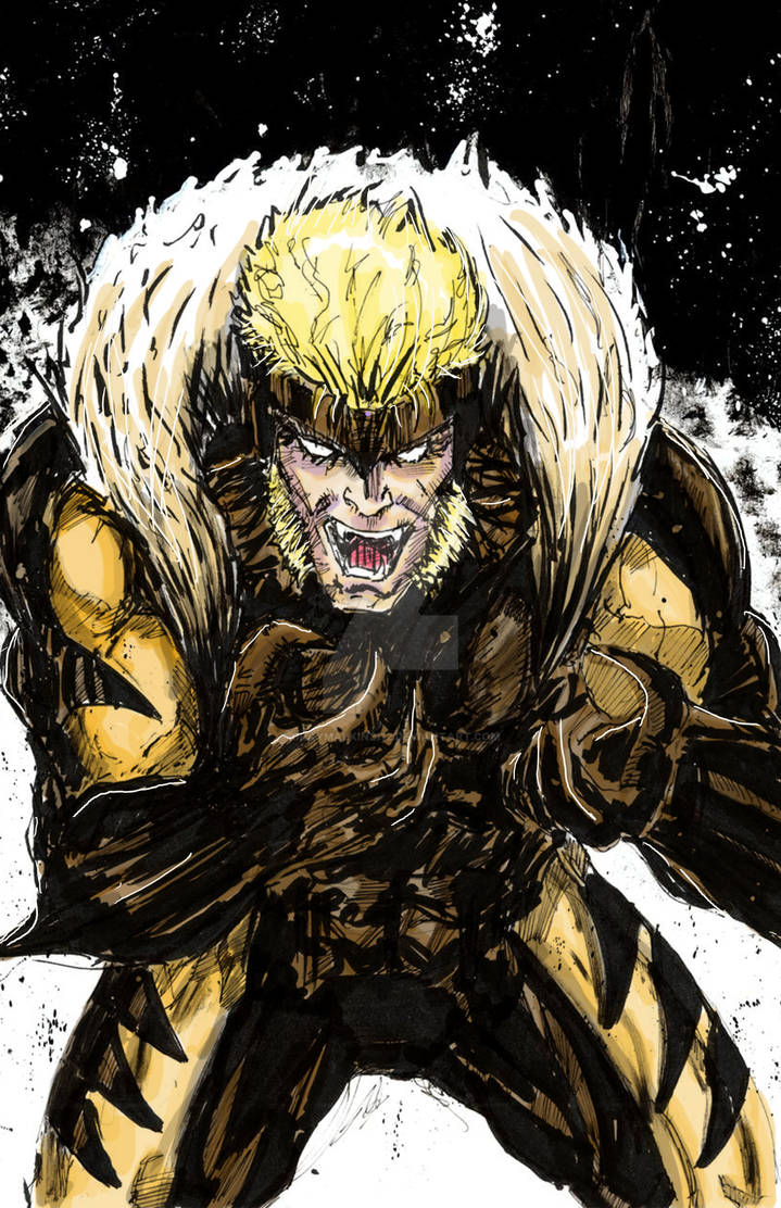 Sabertooth Poster by Graymalkin2112 on DeviantArt