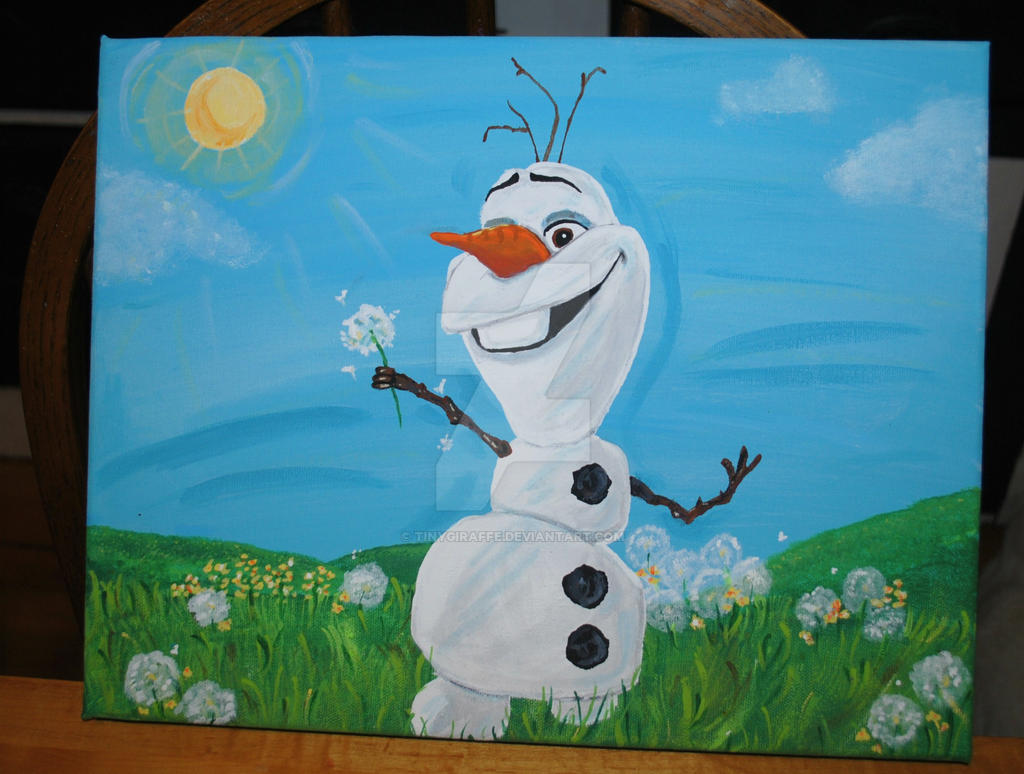 Olaf Spring Time Olaf: In Summer by TinyGiraffe on DeviantArt