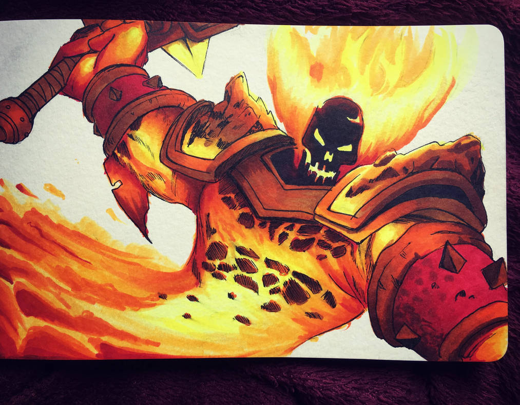 Ragnaros by LadySystem on DeviantArt