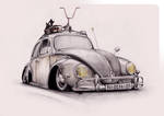 VW beetle rat by RibaDesign