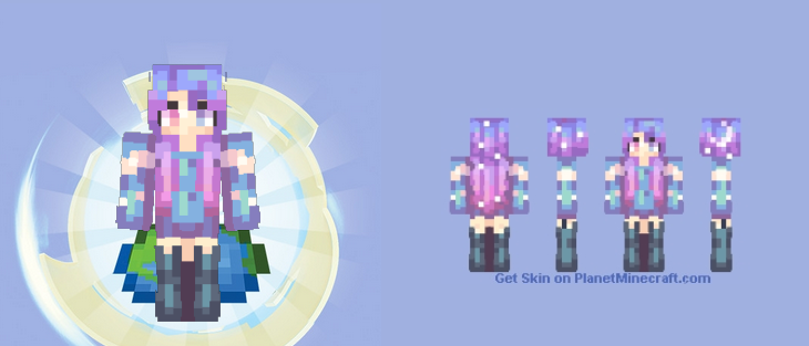 Moon & Stars Minecraft Skin