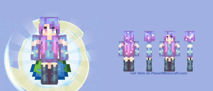 Moon &amp; Stars Minecraft Skin