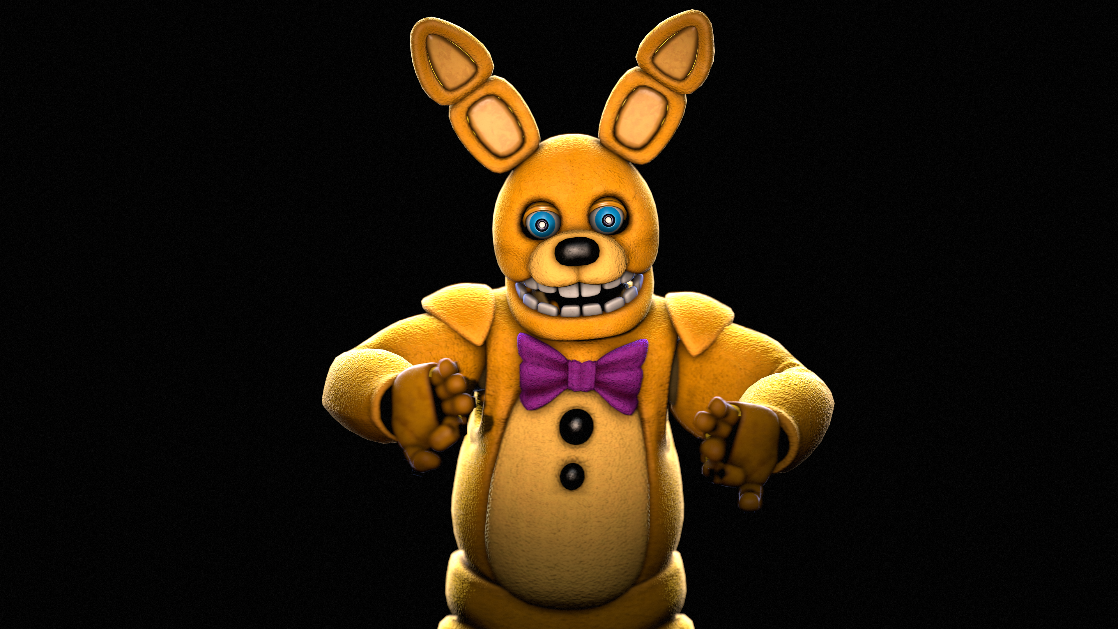 Fnaf The Yellow Rabbit Prime Render000000 by JLPZ1 on DeviantArt