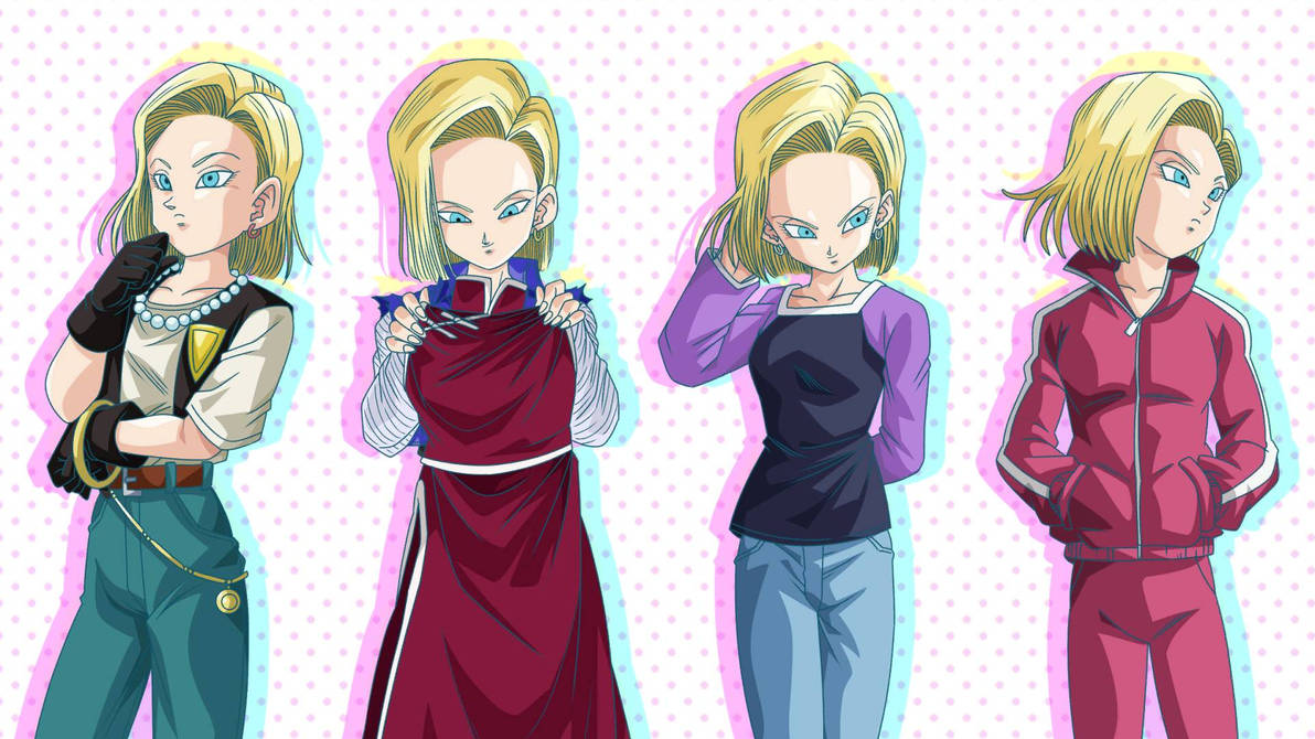 Android 18 Character Design Art.245- 'Android 18 styles' -DBxenoverse2 by imzetto on DeviantArt