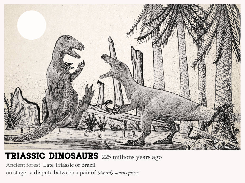 Inkpaleo 1 - Triassic Dinosaur's by Hoatziraptor on DeviantArt