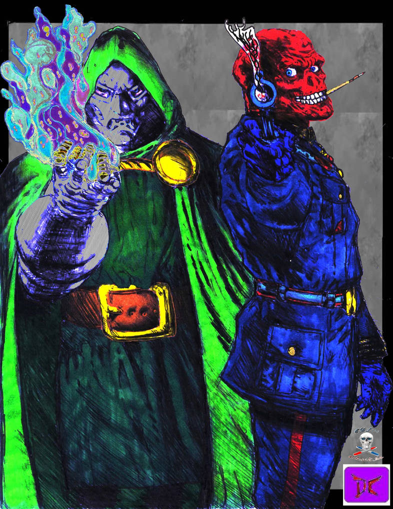 Doom Cod Colab Dr Doom Red Skull colab by CDL113 on DeviantArt