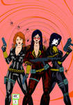 Black Widow Baroness and Domino by CDL113