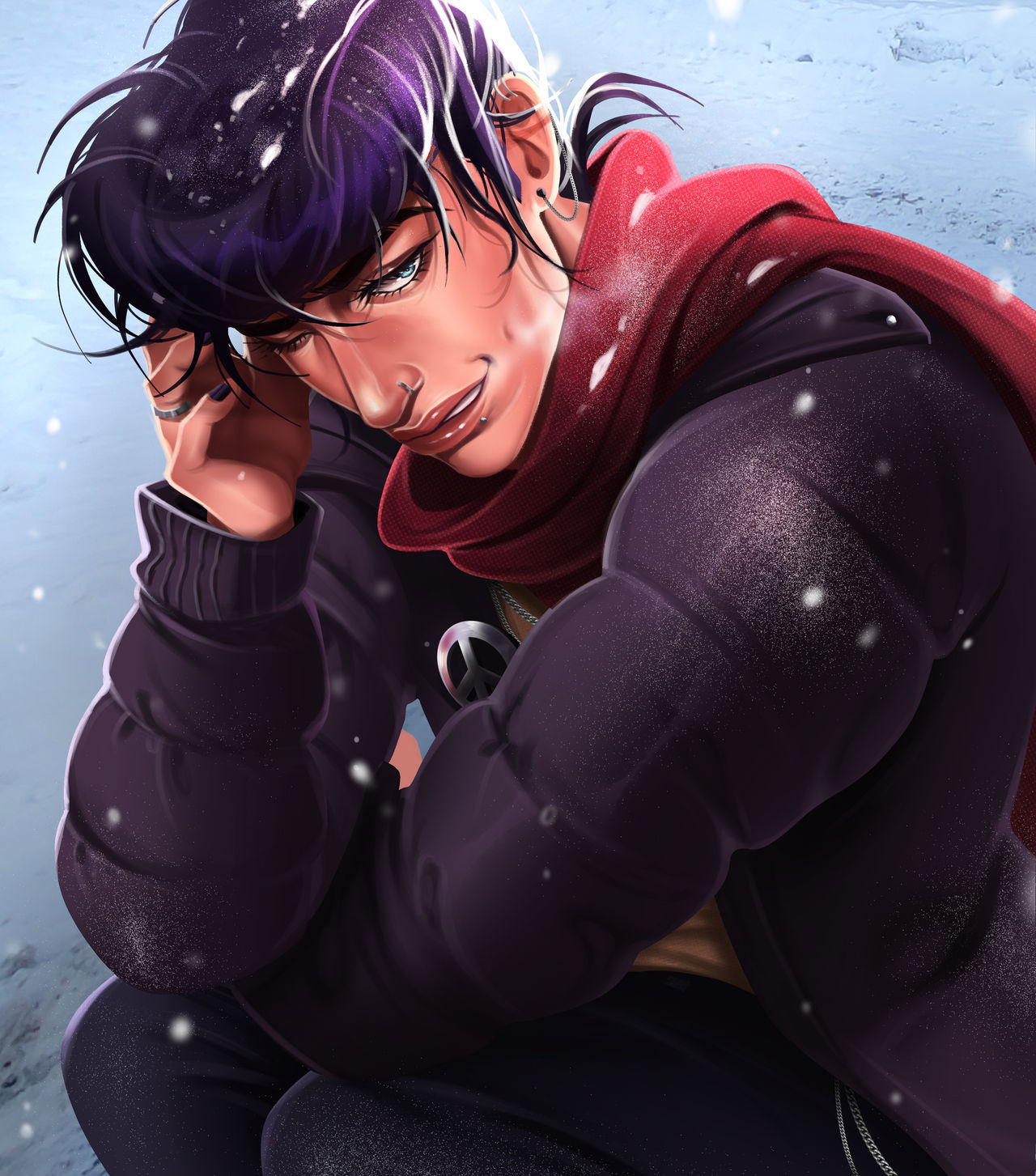 Winter Josuke 3 by chubbykyou0504 on DeviantArt