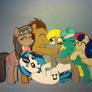 Background Ponies- Papercut