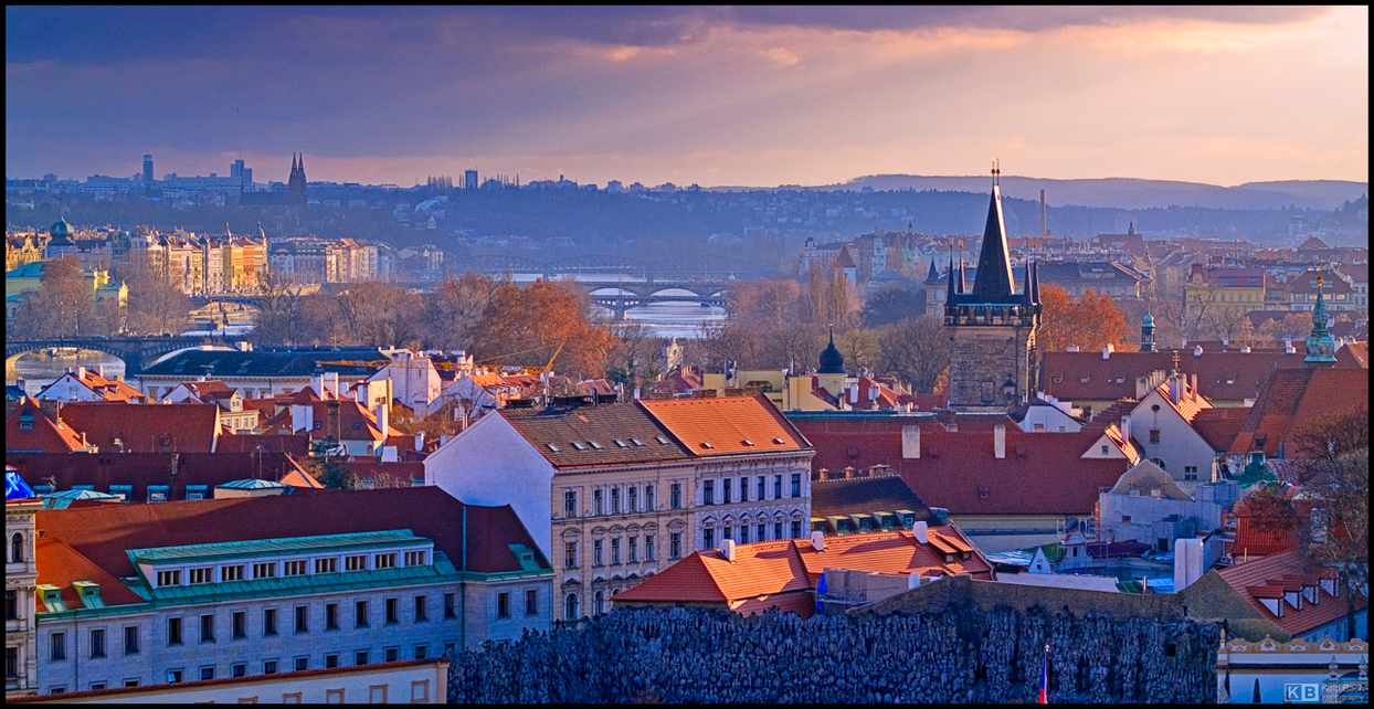 Overlooking Prague