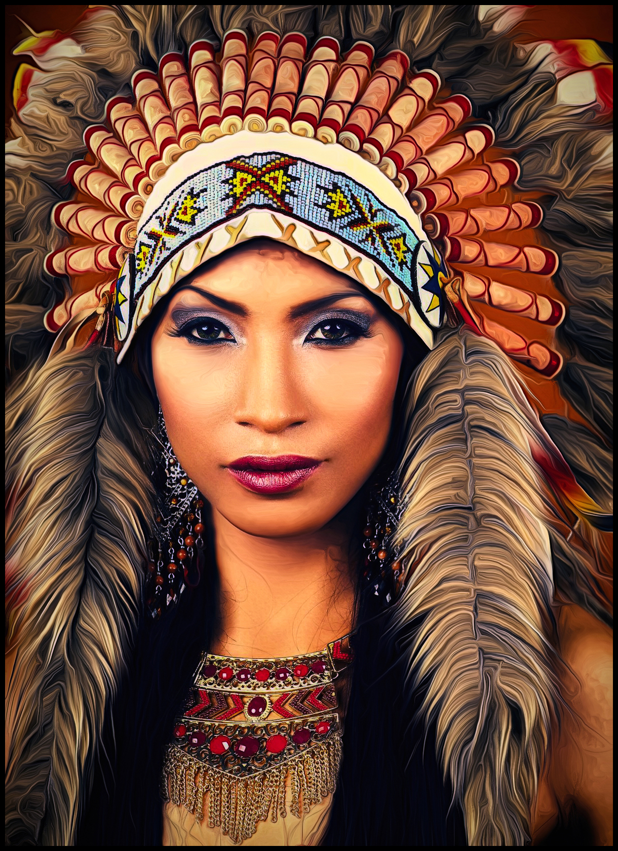 Female Aztec Warrior