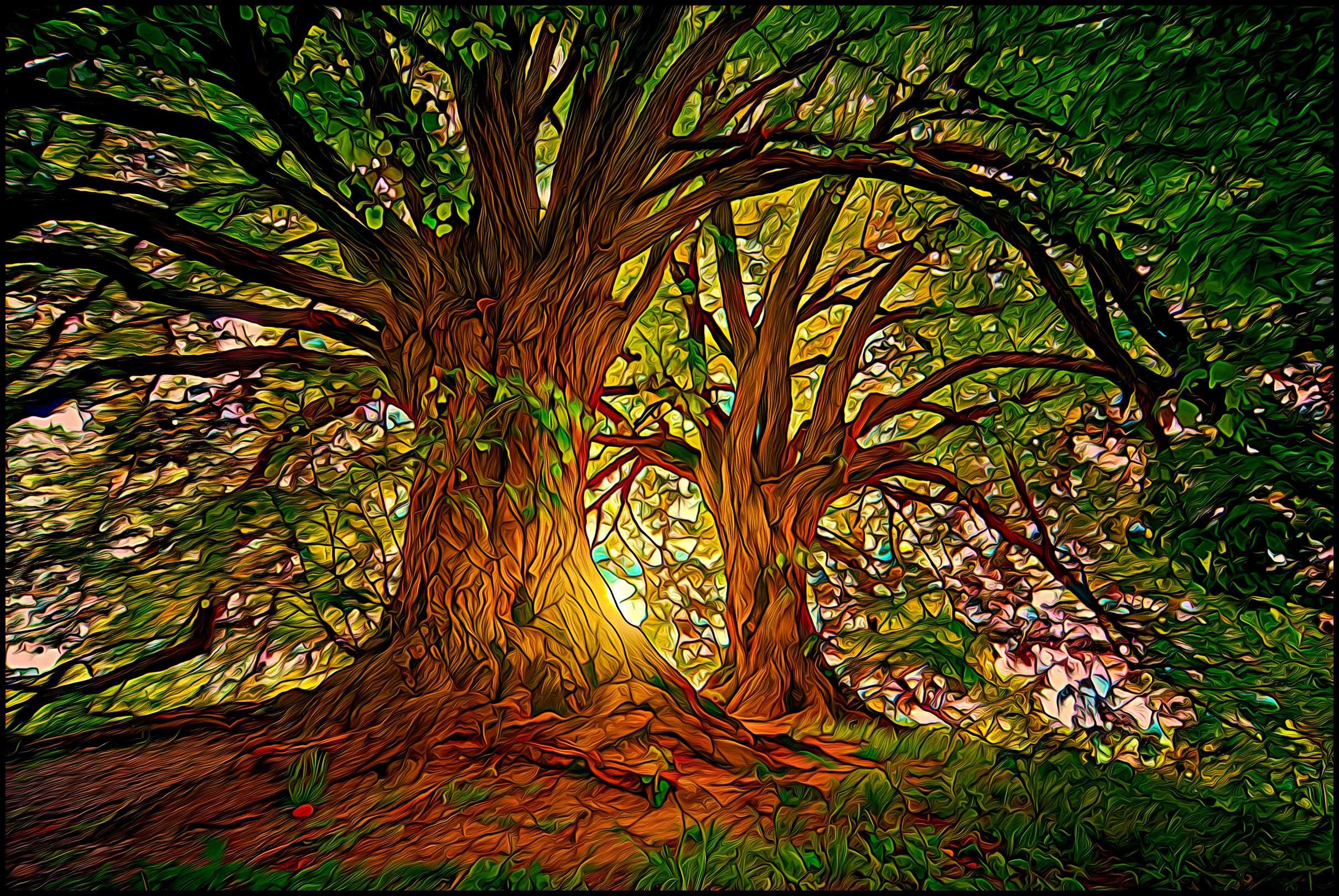 Old Elm Trees