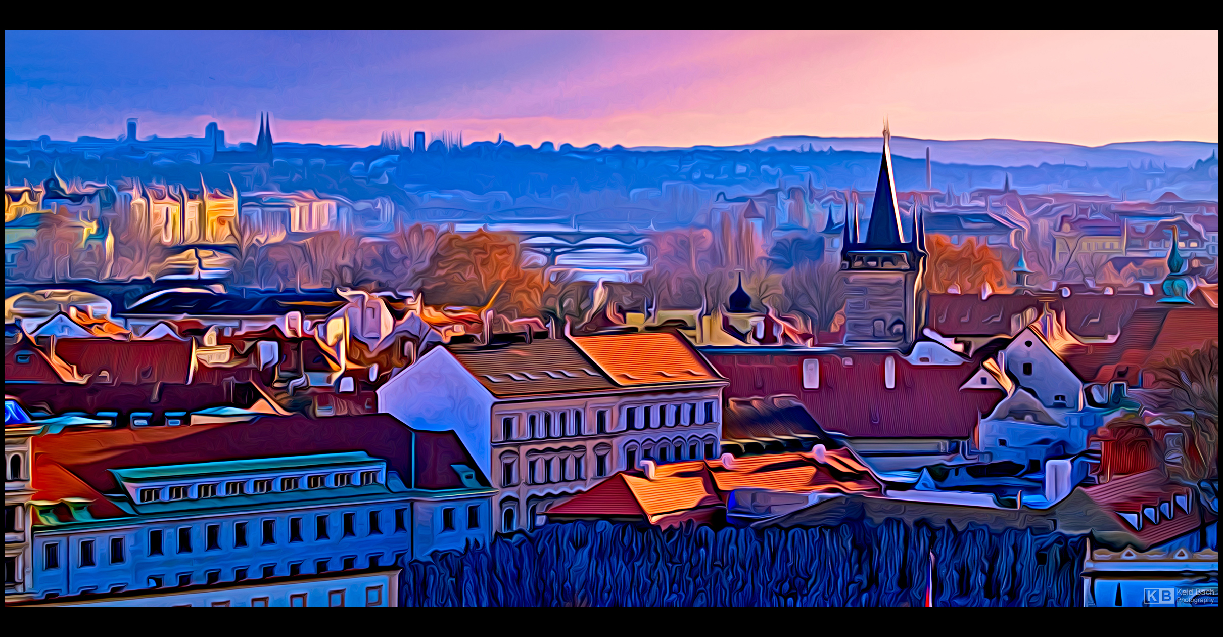 Painterly View of Prague